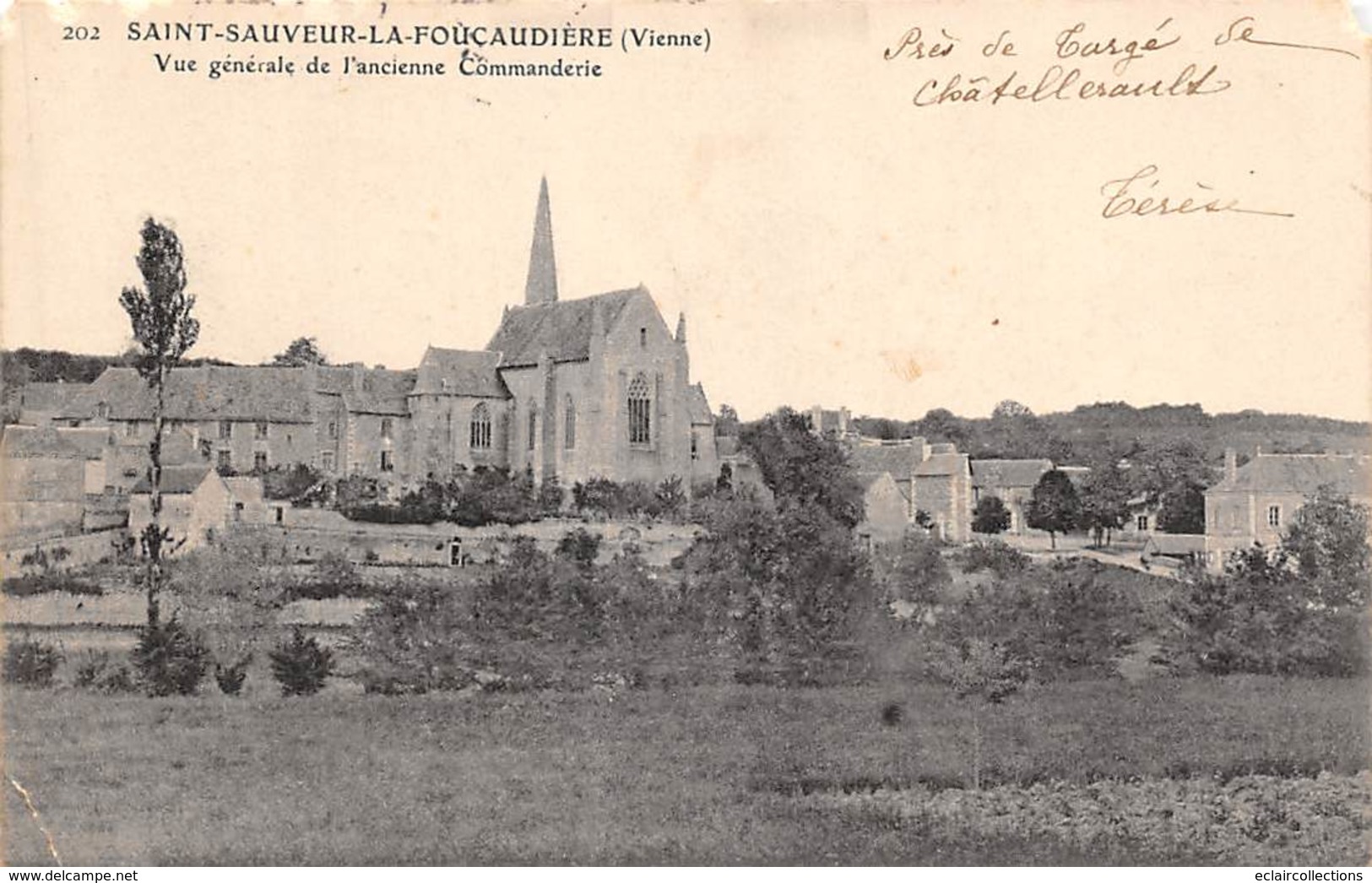 Saint Sauveur La Foucaudière          86        Vue De L'ancienne Commanderie       (voir Scan) - Autres & Non Classés