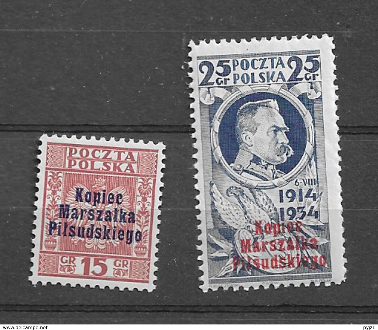 1935 MNH Poland, Michel 299-300 Postfris** - Ungebraucht