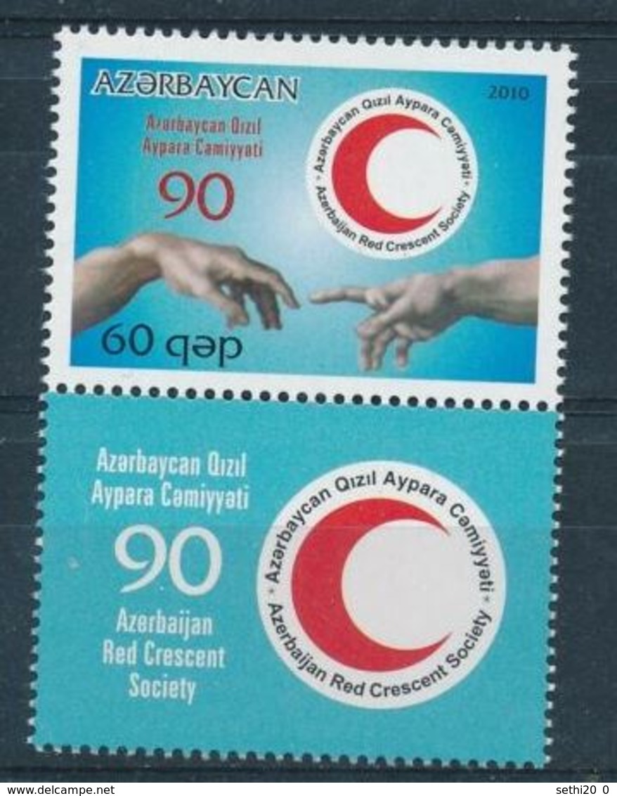 Azerbaidjan 2010  Red Crescent Red Cross Croix Rouge  MNH - Prix Nobel