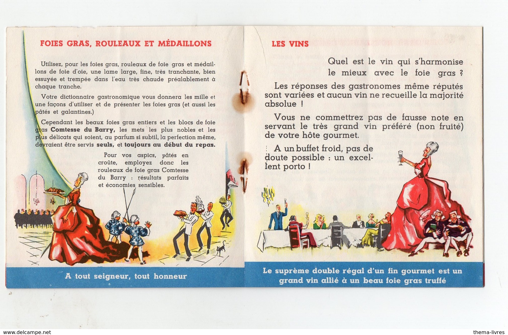 Gimont (32 Gers) Mode D'emploi Couleur LACROIX DUBARRY "l'art Et La Manière"  Conserves De Foie Gras 1956 (PPP21260) - Advertising