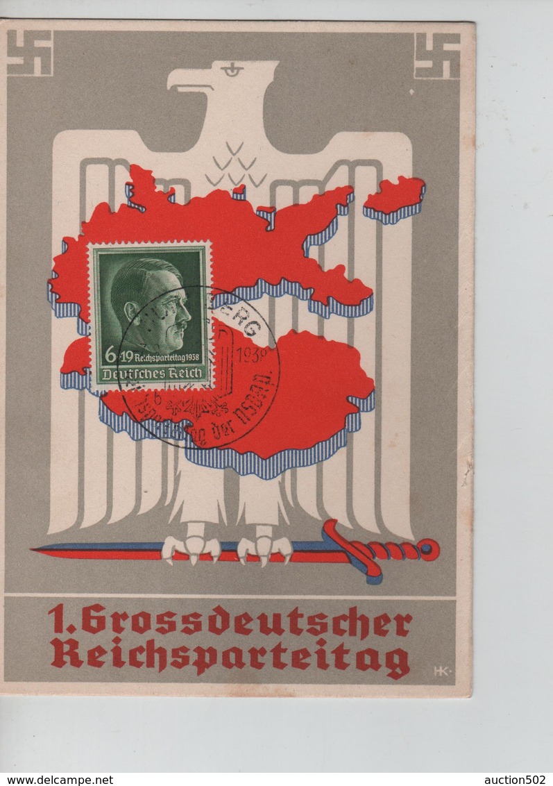 82PR/ Deutches Reich PK Grossdeutcher Reichsparteitag C.Nürnberg 1938 MINT - Guerre 1939-45