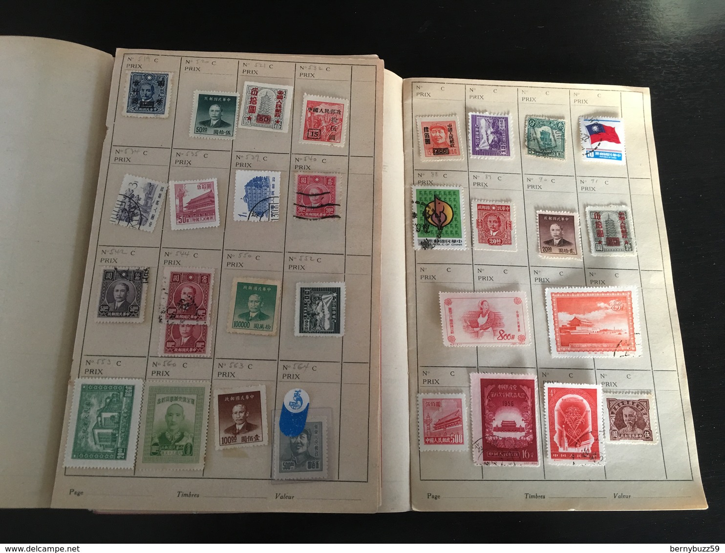 Timbres Chine lot 2 Chinese Stamps China lot