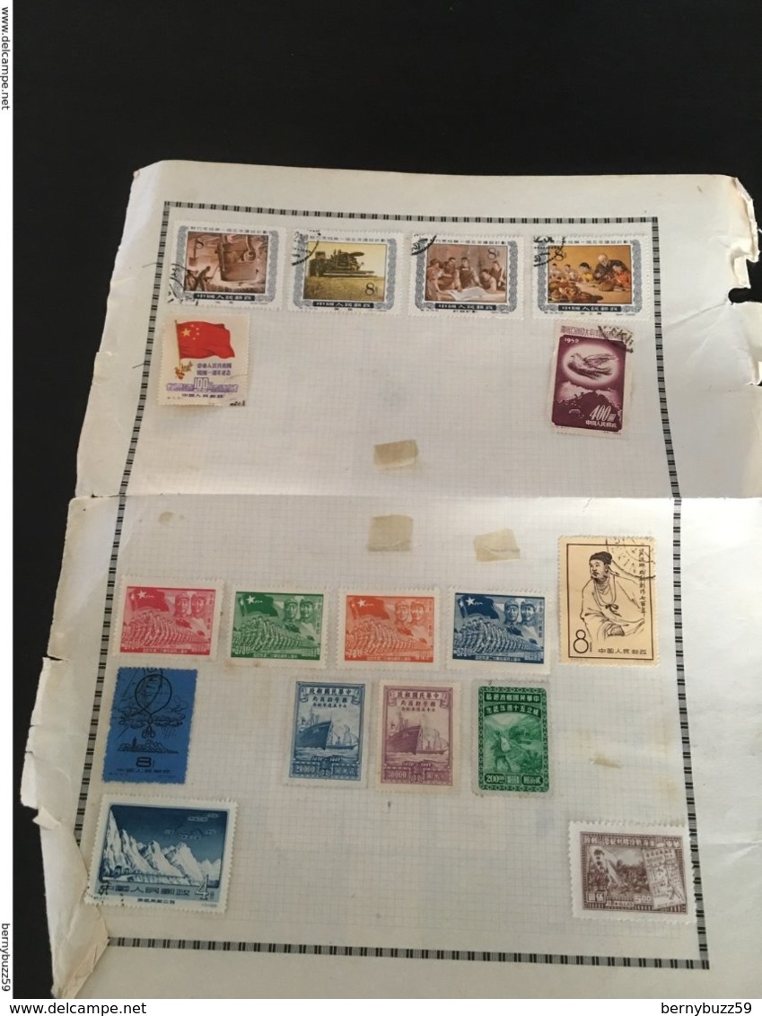 Timbres Chine Lot 3 Chinese Stamps China Lot - Altri & Non Classificati