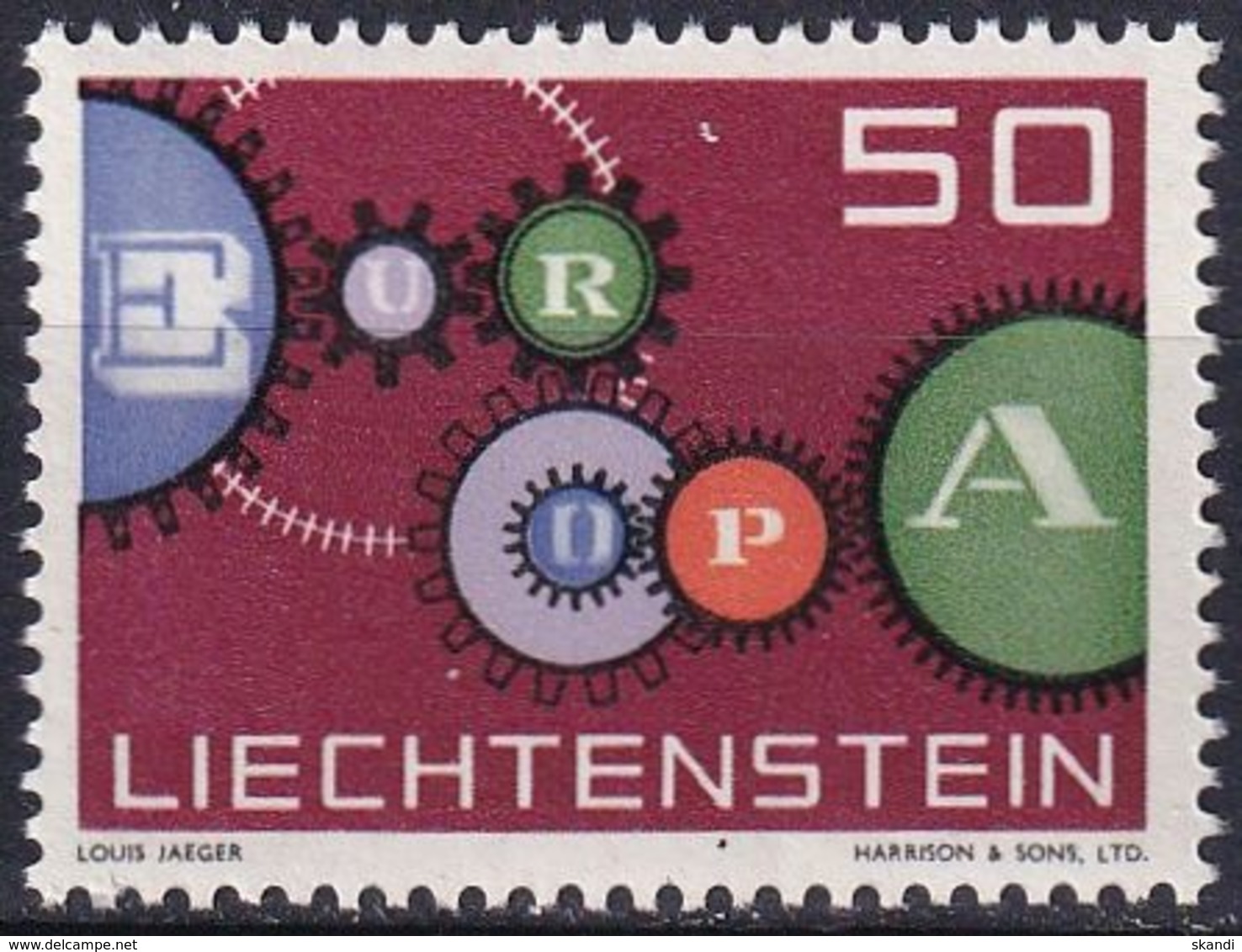 LIECHTENSTEIN 1961 Mi-Nr. 414 ** MNH - Nuevos