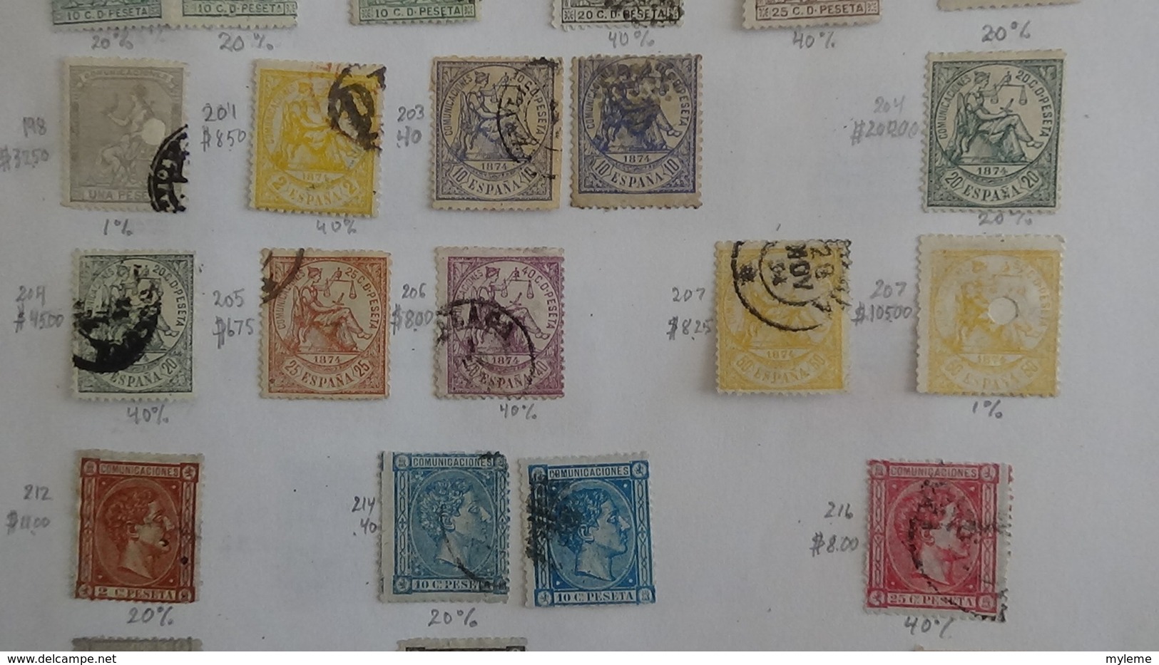 A254 Cahier de timbres d'Espagne  !!! Voir commentaires