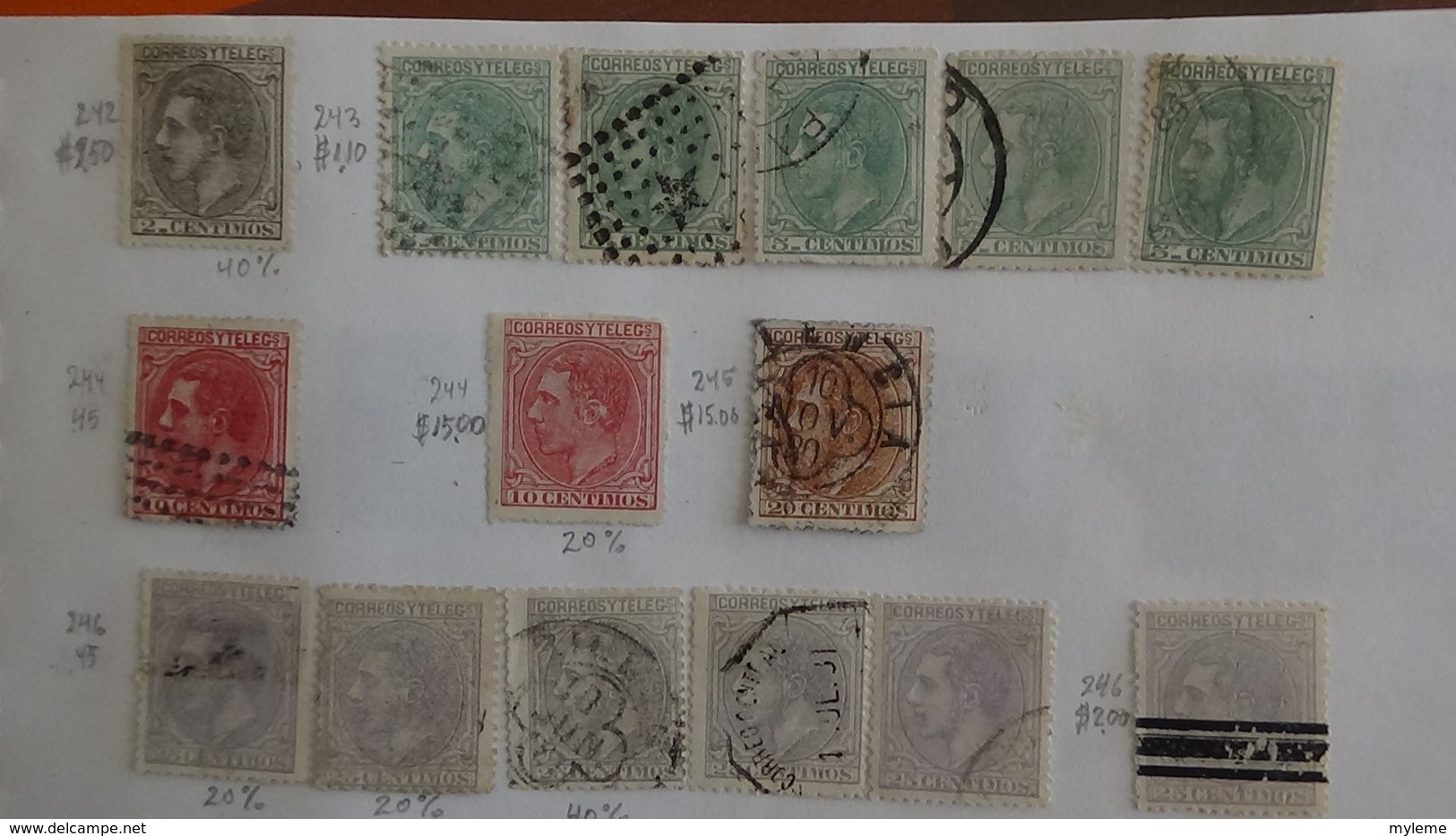 A254 Cahier de timbres d'Espagne  !!! Voir commentaires