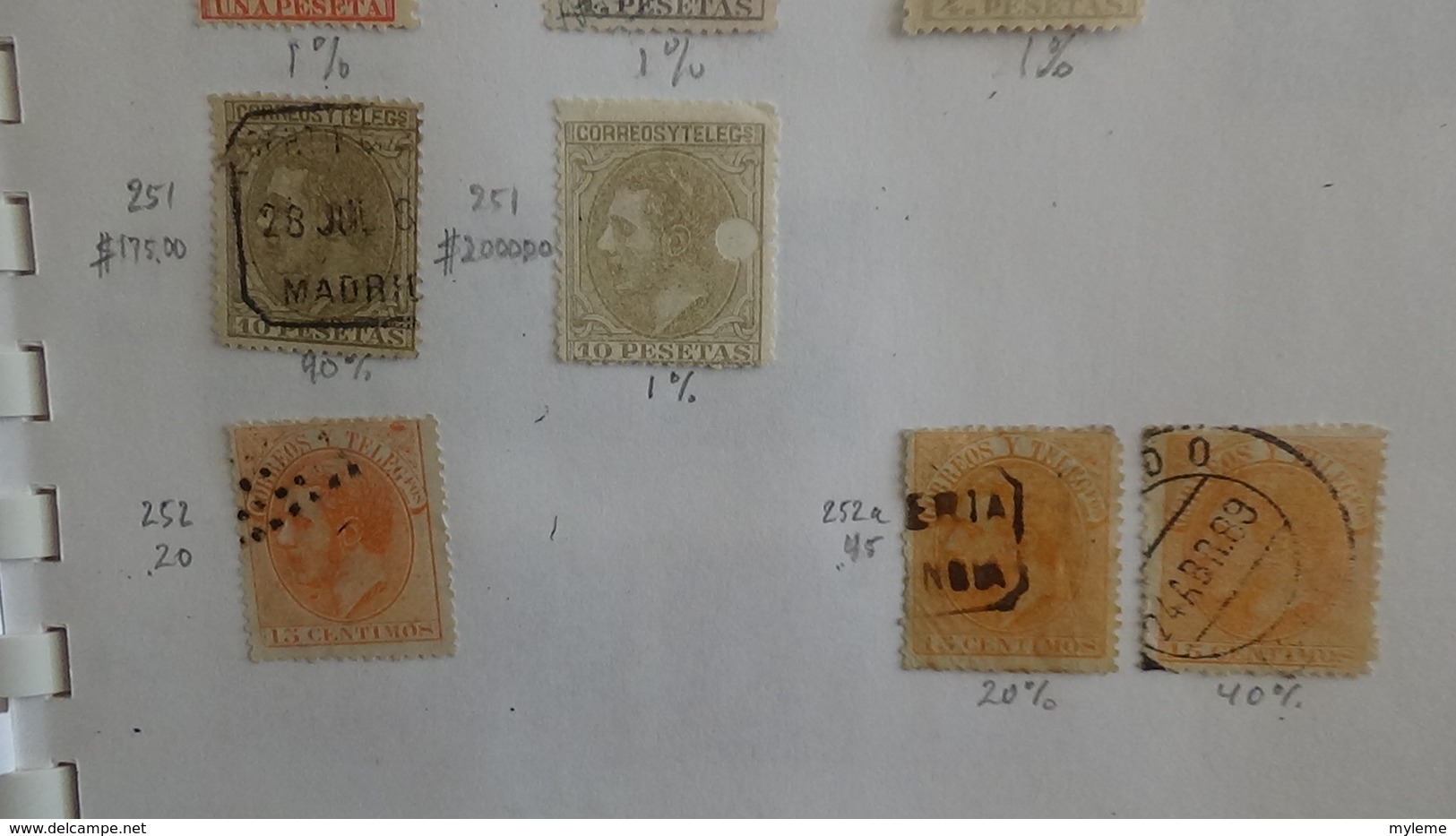 A254 Cahier de timbres d'Espagne  !!! Voir commentaires