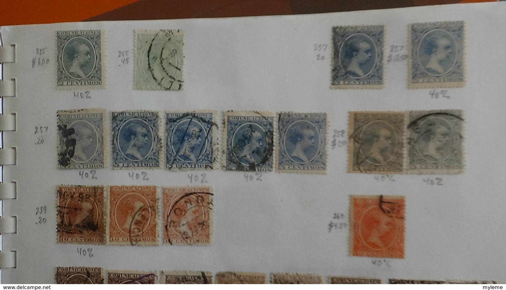 A254 Cahier de timbres d'Espagne  !!! Voir commentaires