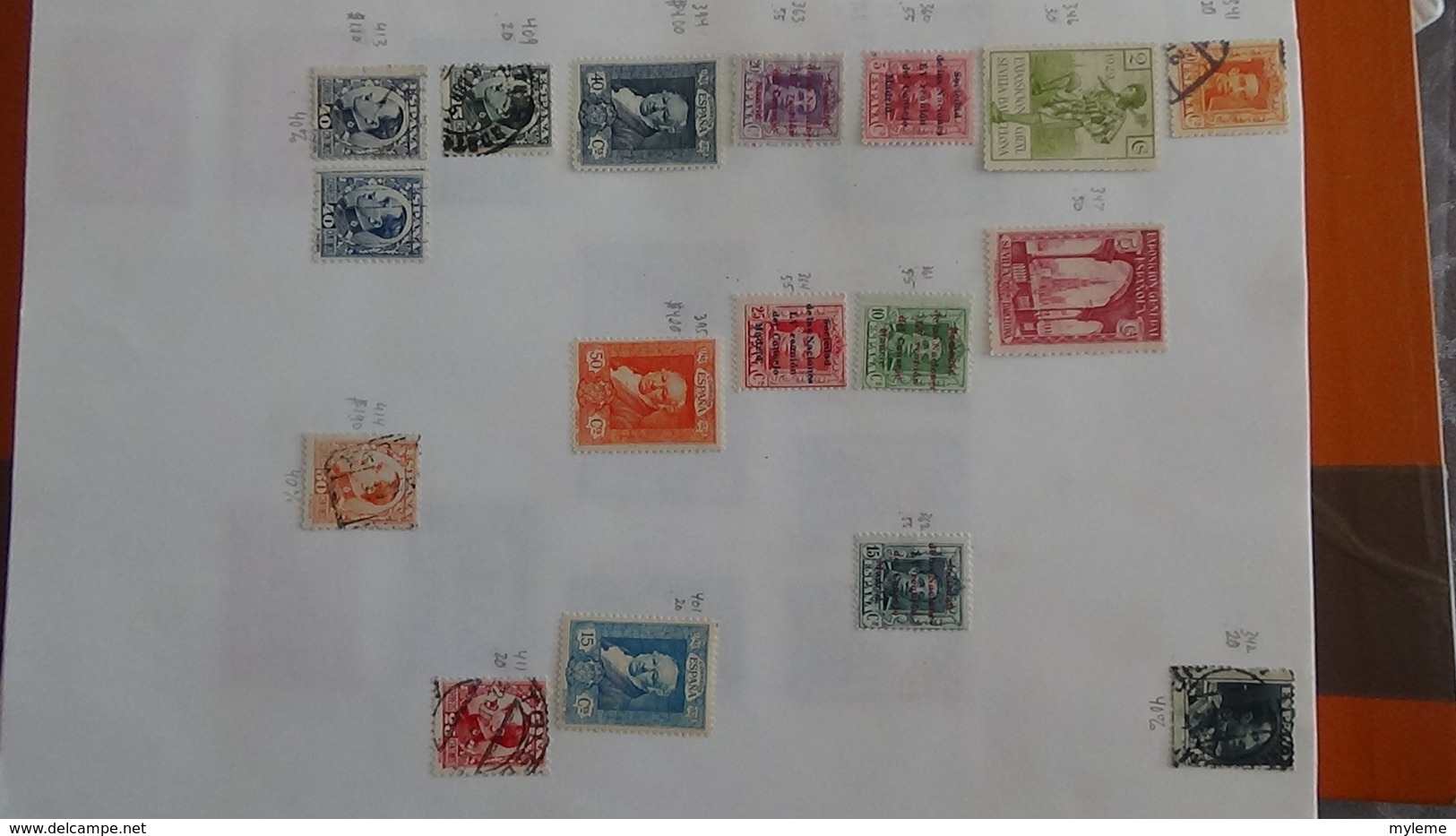 A254 Cahier de timbres d'Espagne  !!! Voir commentaires