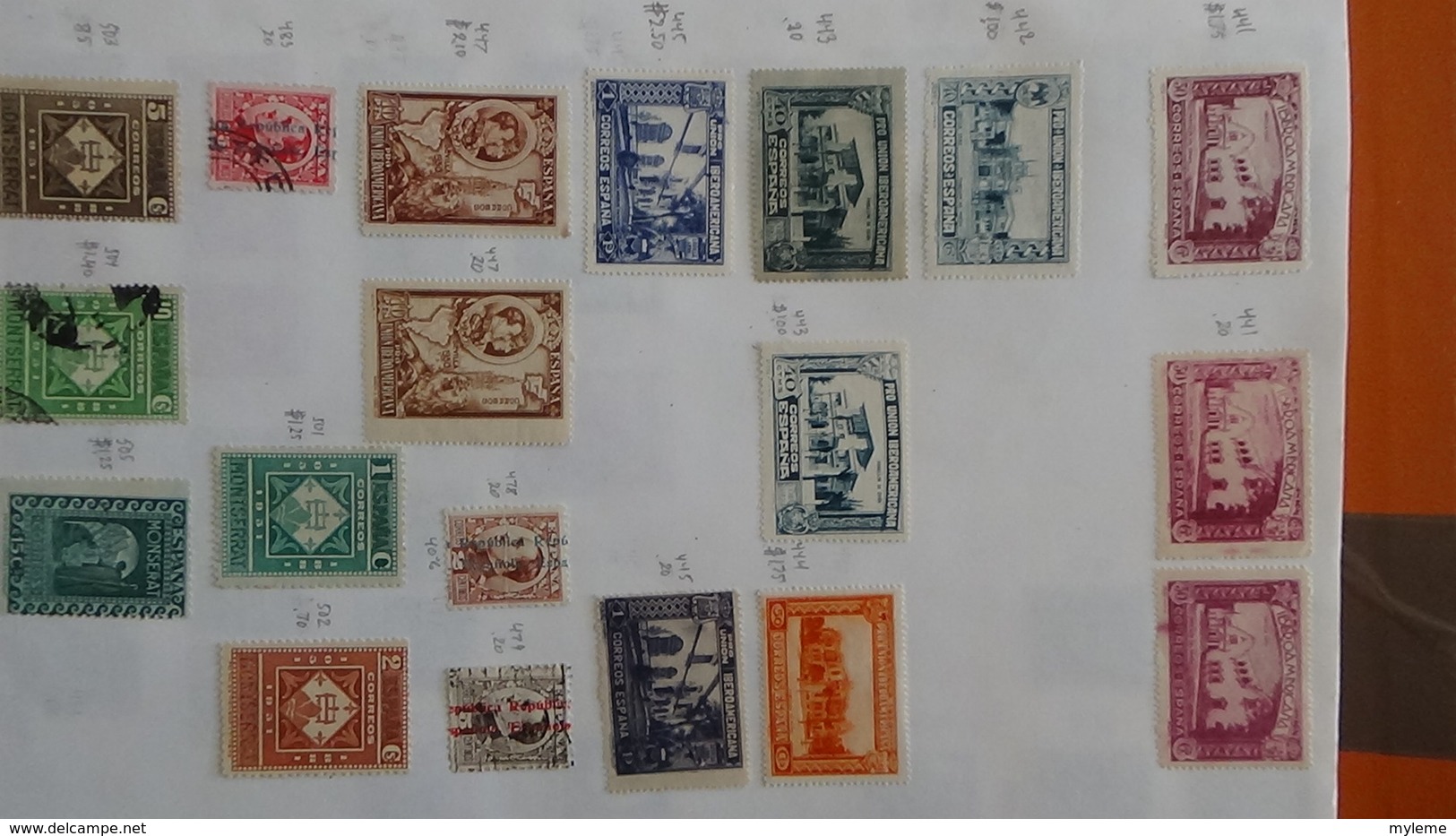 A254 Cahier de timbres d'Espagne  !!! Voir commentaires