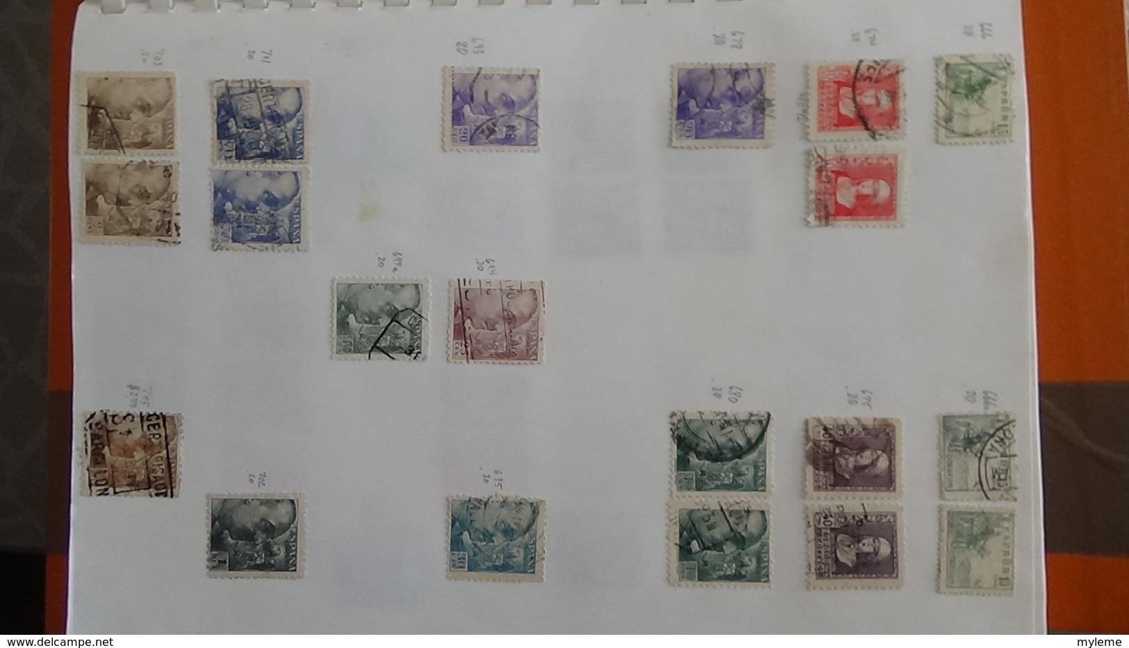 A254 Cahier de timbres d'Espagne  !!! Voir commentaires