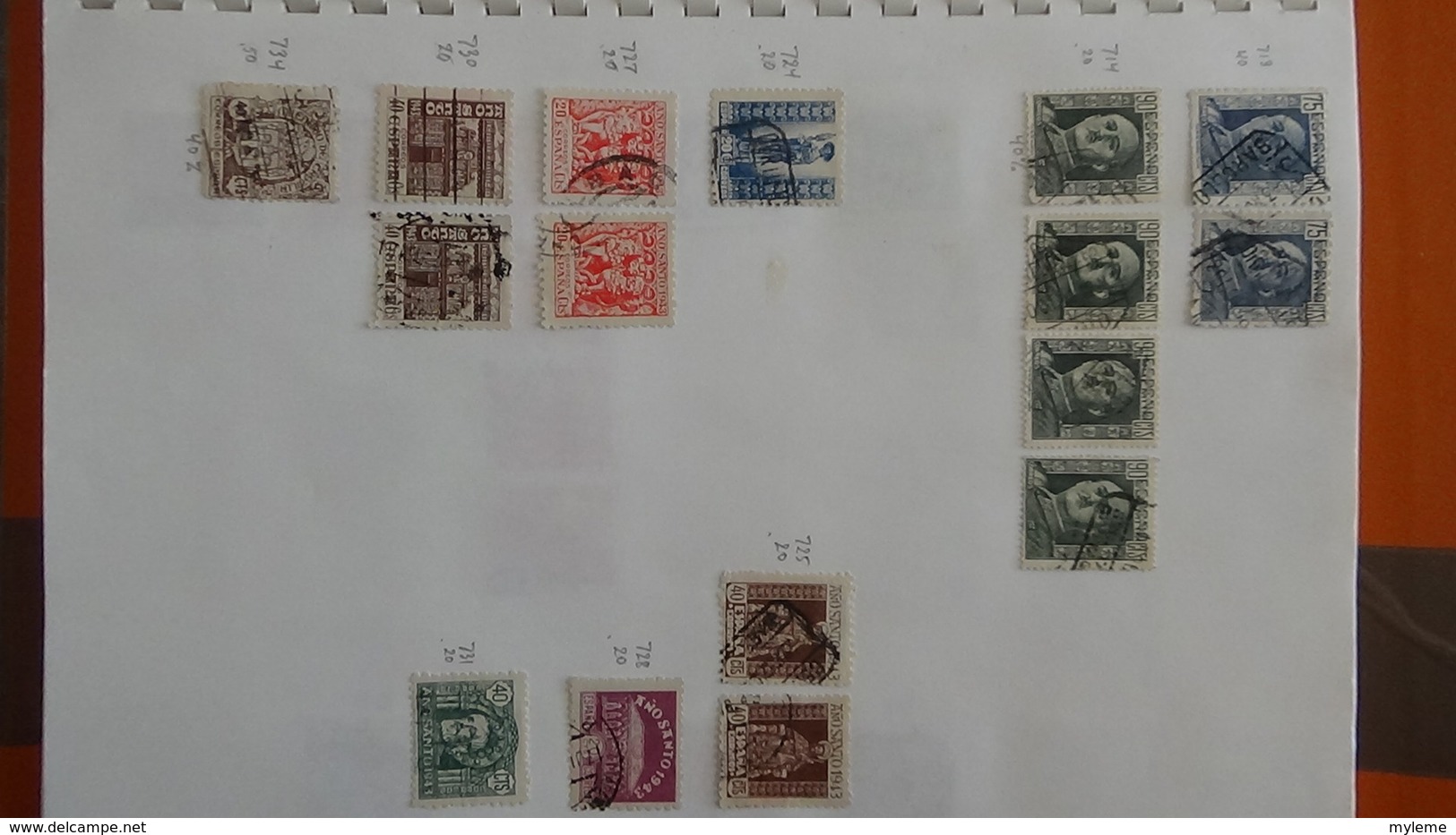 A254 Cahier de timbres d'Espagne  !!! Voir commentaires