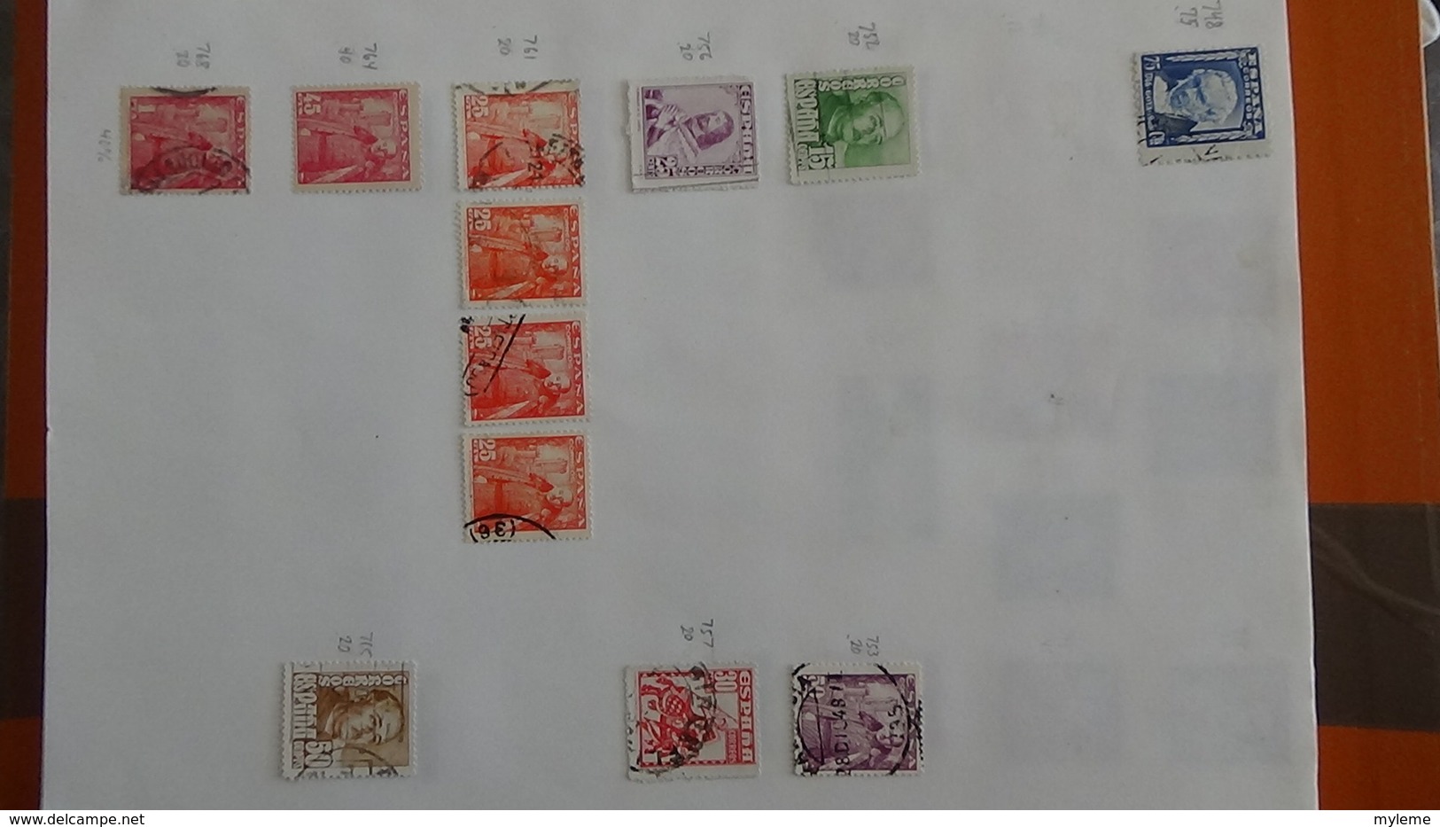 A254 Cahier de timbres d'Espagne  !!! Voir commentaires