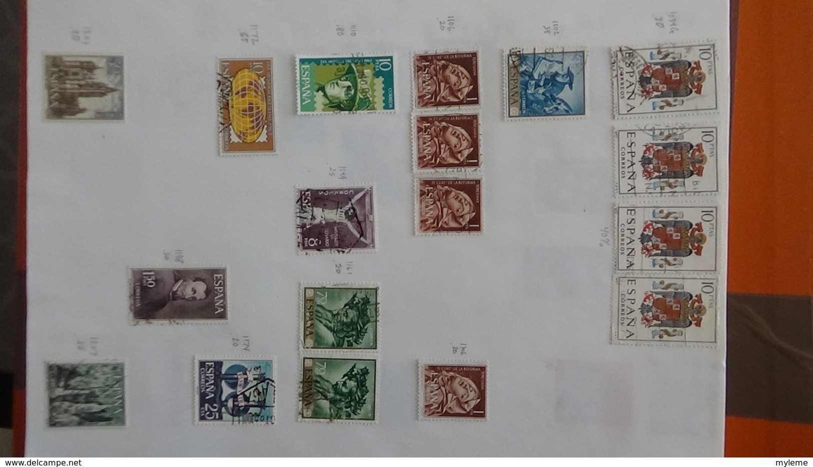 A254 Cahier de timbres d'Espagne  !!! Voir commentaires