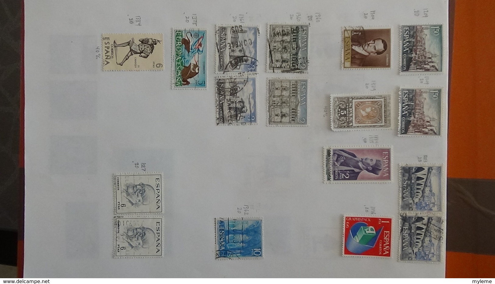 A254 Cahier de timbres d'Espagne  !!! Voir commentaires