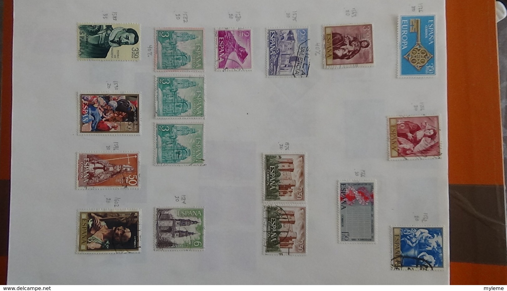 A254 Cahier de timbres d'Espagne  !!! Voir commentaires