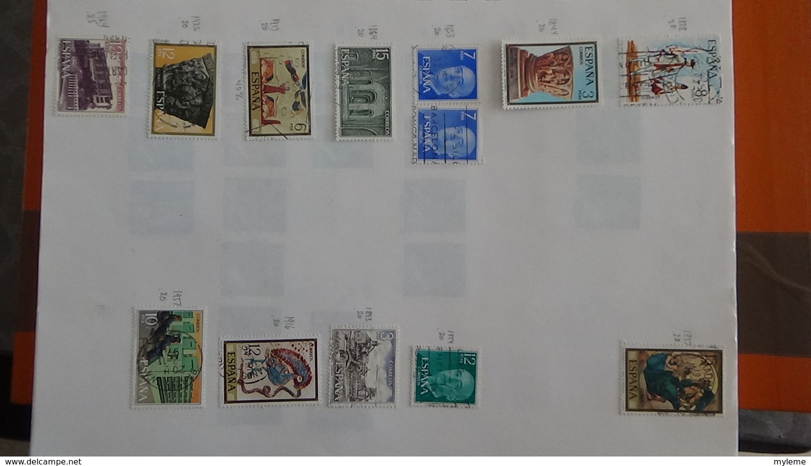 A254 Cahier de timbres d'Espagne  !!! Voir commentaires