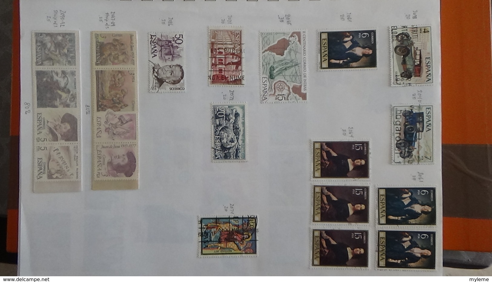 A254 Cahier de timbres d'Espagne  !!! Voir commentaires