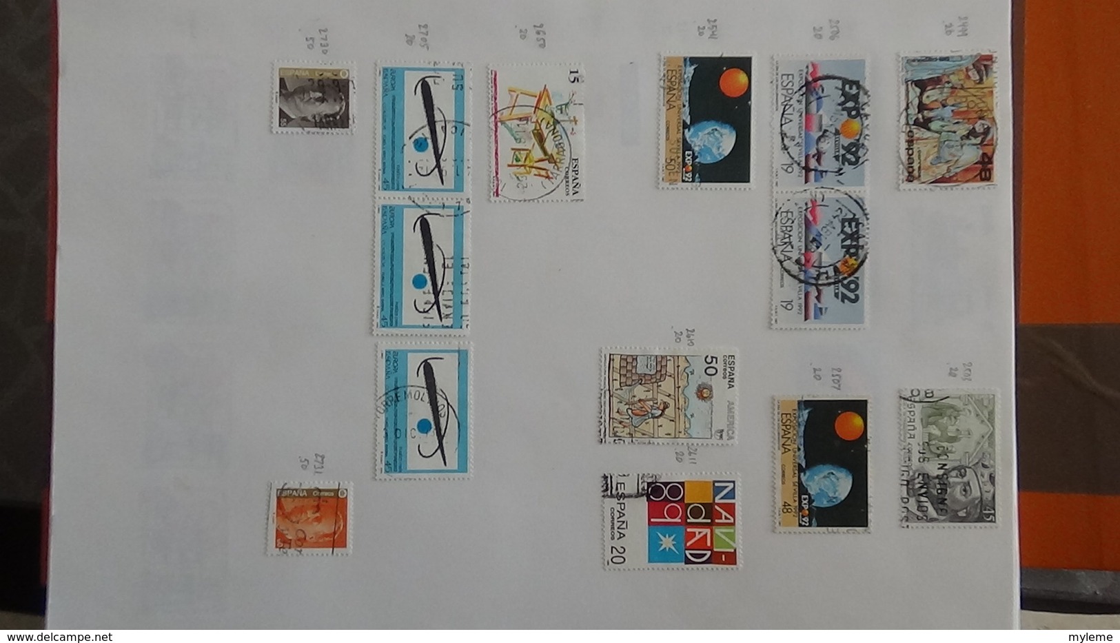 A254 Cahier de timbres d'Espagne  !!! Voir commentaires
