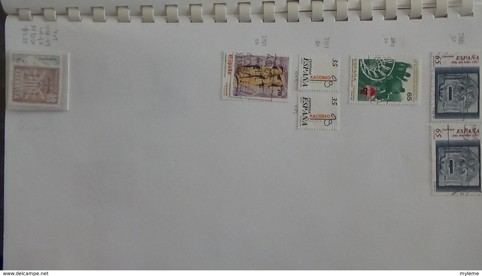 A254 Cahier de timbres d'Espagne  !!! Voir commentaires