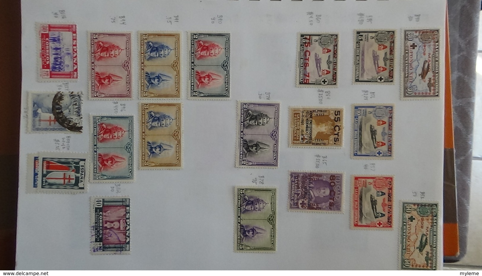 A254 Cahier de timbres d'Espagne  !!! Voir commentaires