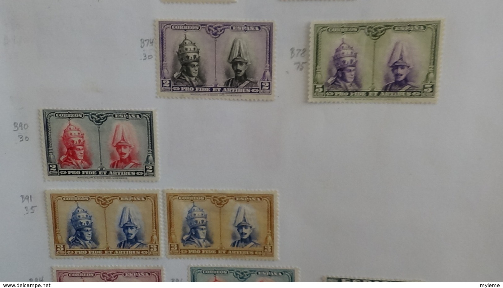 A254 Cahier de timbres d'Espagne  !!! Voir commentaires