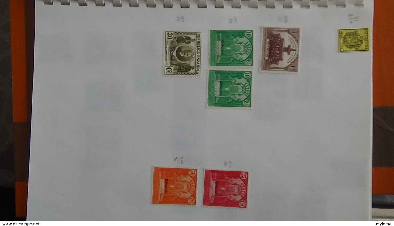 A254 Cahier de timbres d'Espagne  !!! Voir commentaires