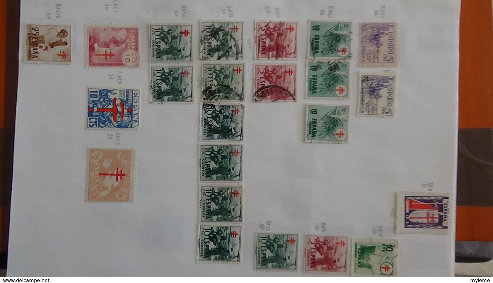 A254 Cahier de timbres d'Espagne  !!! Voir commentaires