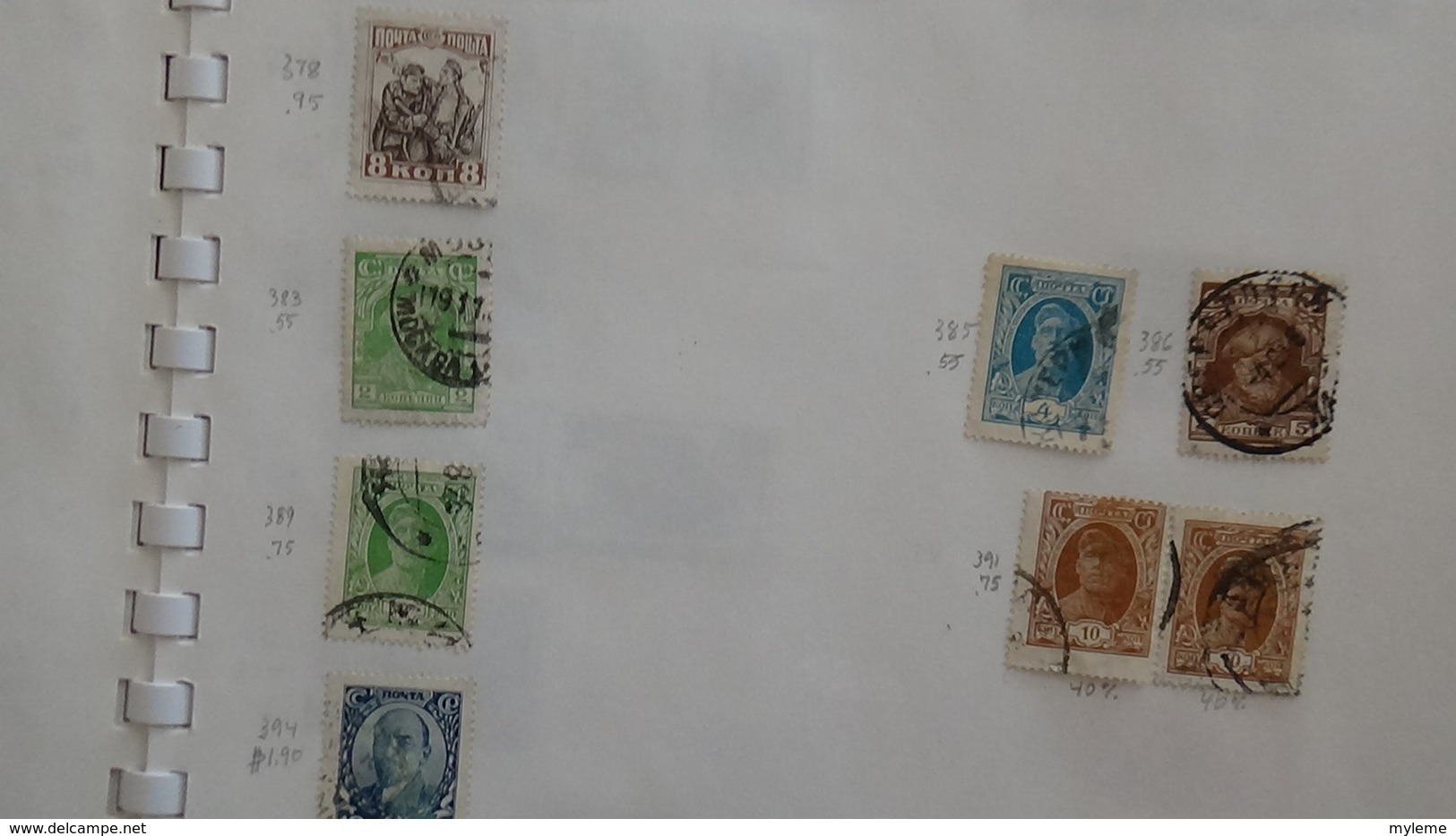 A256 Cahier de timbres de Russie  !!! Voir commentaires