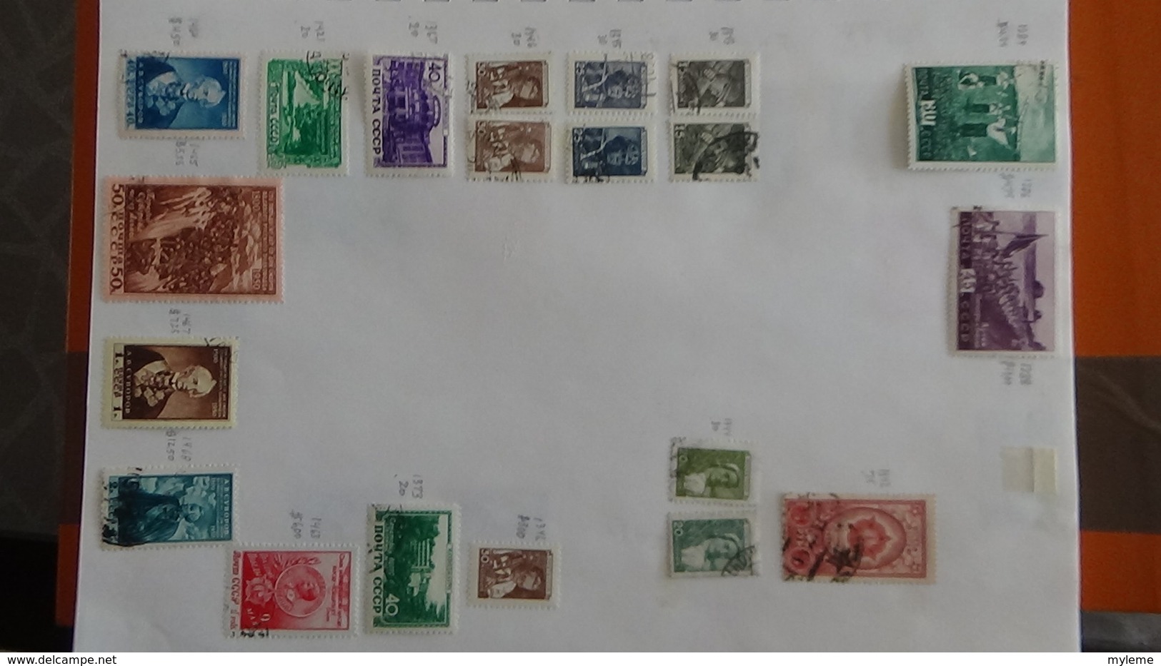 A256 Cahier de timbres de Russie  !!! Voir commentaires