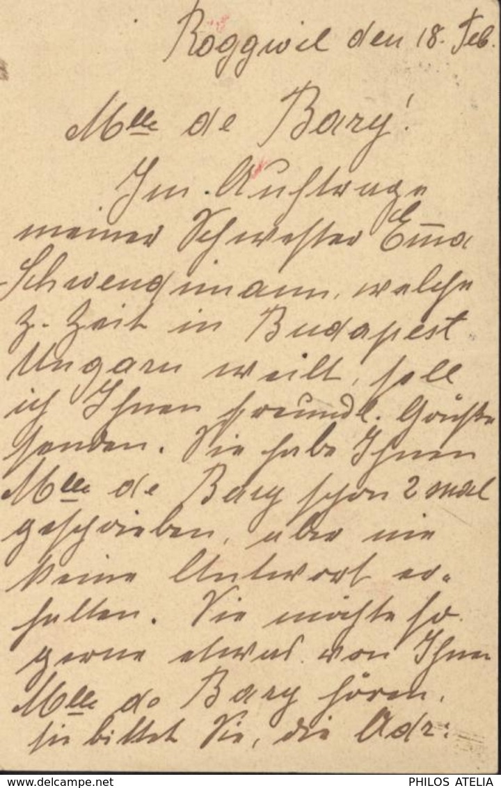 Entier + YT 136 CAD Roggwil Bern 19 11 15 Censure Visé + Manuscrit Rouge Séquestré M Marchioni Inspecteur Finance Tunis - Lettres & Documents