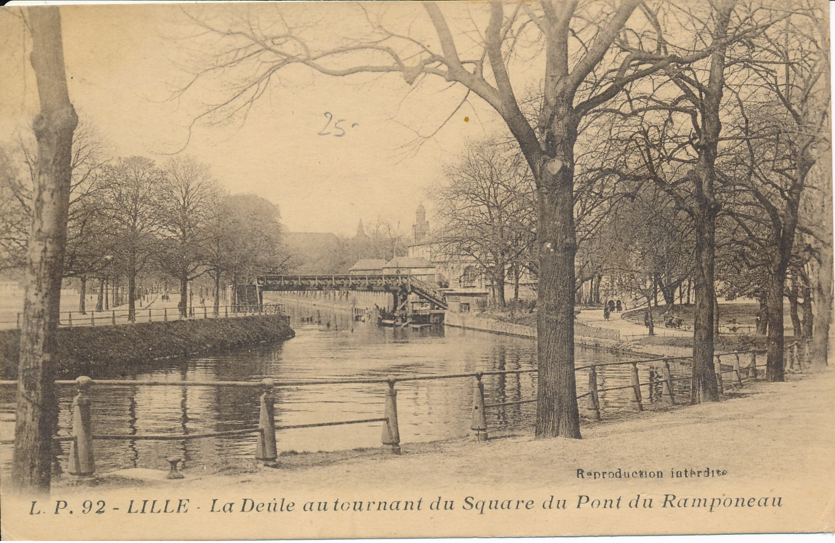 Lille LP 92   La Deule Au Tournant Du Pont Ramponeau - Lille