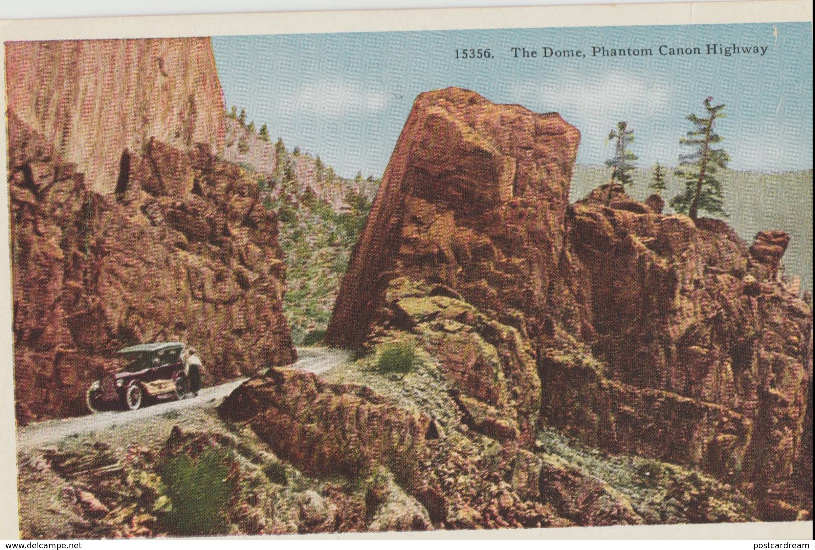 CO Dome Phantom Canon HWY Highway Postcard C1920 - Rocky Mountains