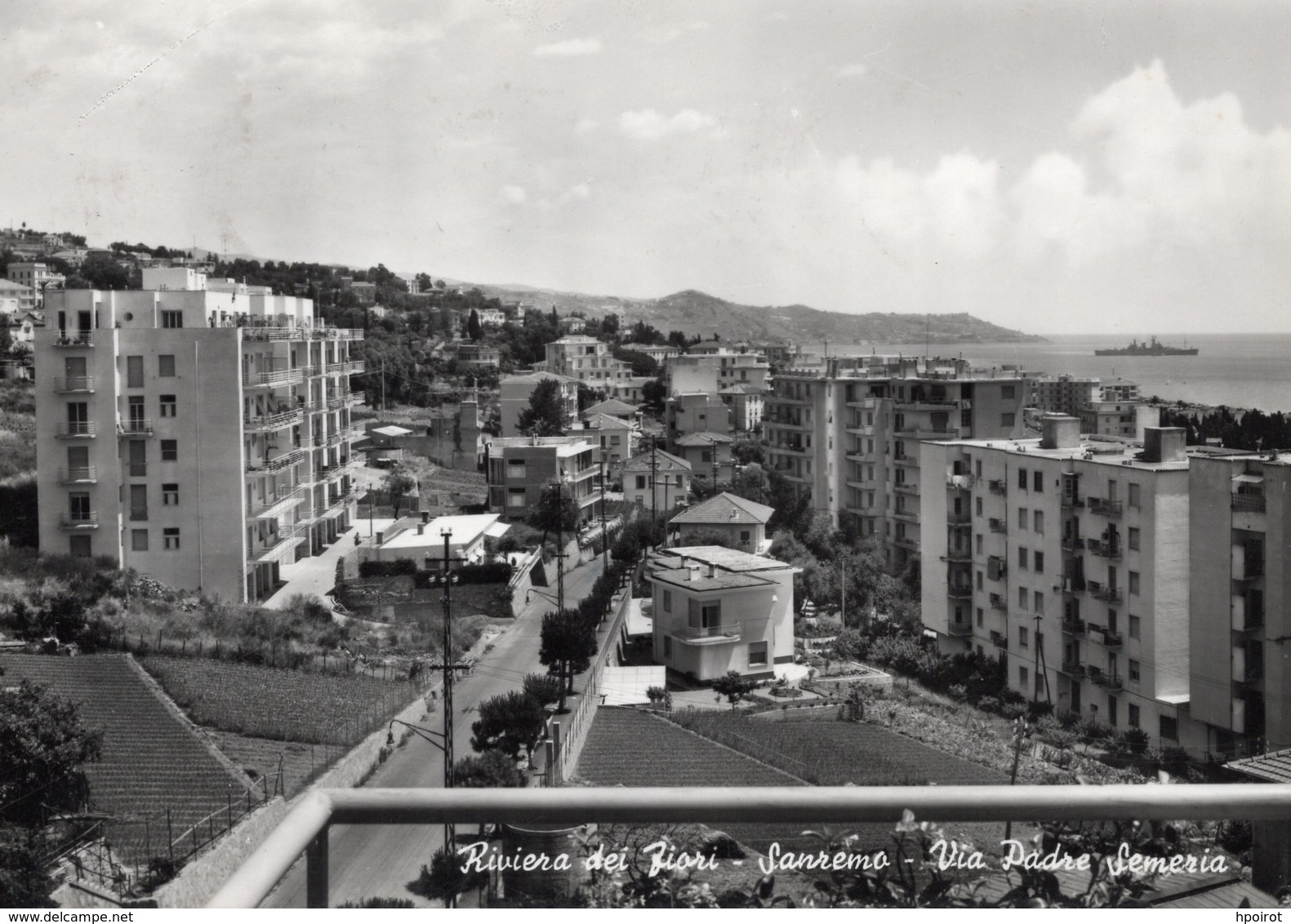 SAN REMO - VIA PADRE SEMERIA - VIAGGIATA 1956 - (rif. S61) - San Remo