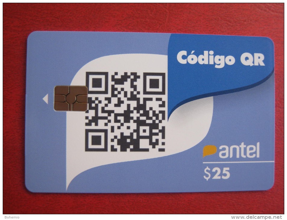 Uruguay TC 547a Código QR $25 - Uruguay