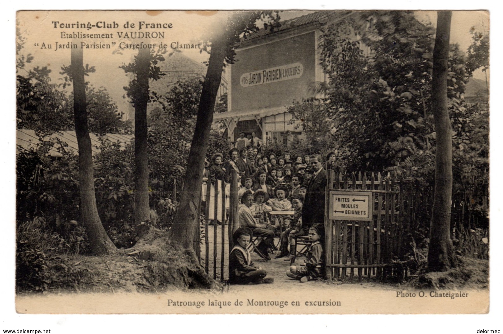 CPA Touring Club France Carrefour Clamart 92 Hauts De Seine Etablissement Vaudron Jardin Parisien Patronage Montrouge - Clamart