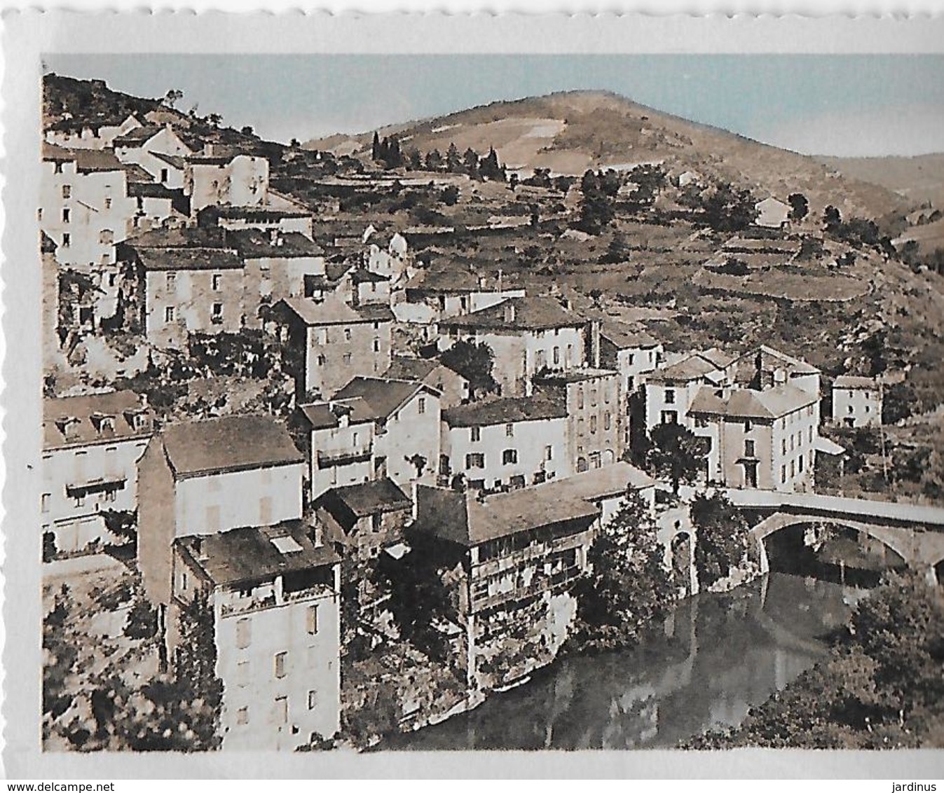 SAINT  SERNIN Sur Rance ( Aveyron ) : Le Pont Et Le Village Perché - Sonstige & Ohne Zuordnung