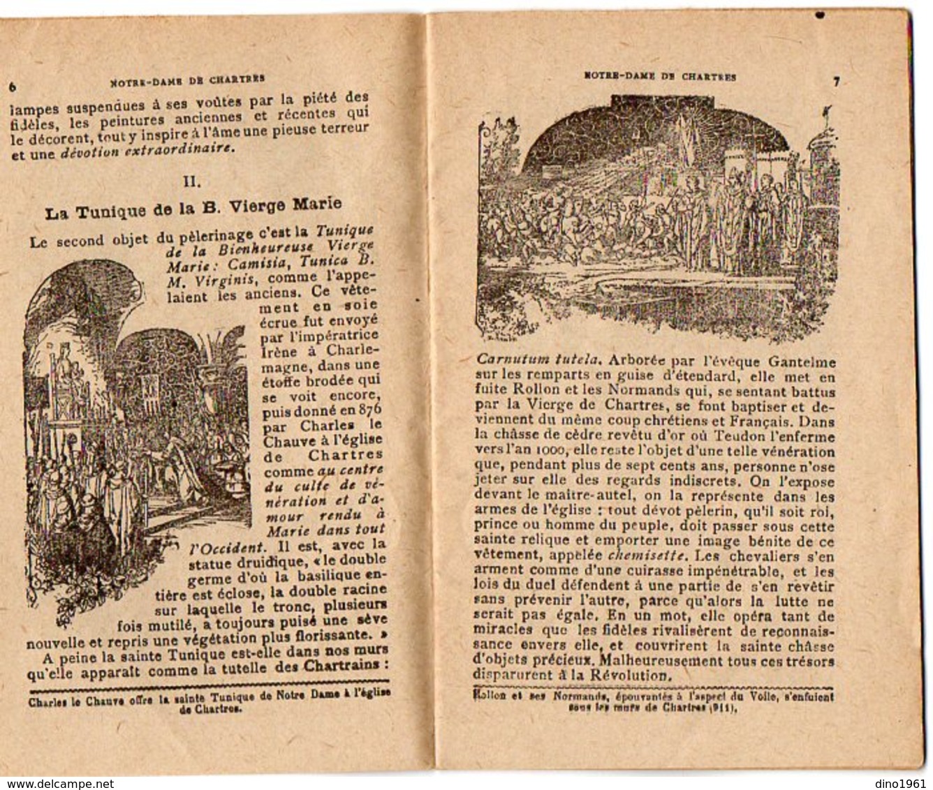 VP16.357 - Petite Brochure - Notre Dame De CHARTRES - Editions F. PAILLART à ABBEVILLE - Religión