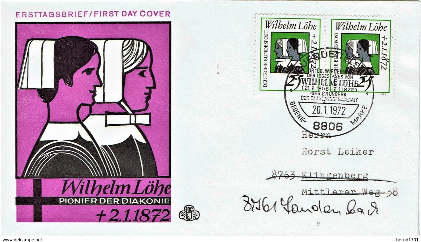 Germany - Mi-Nr 710 FDC (T530) - Other & Unclassified