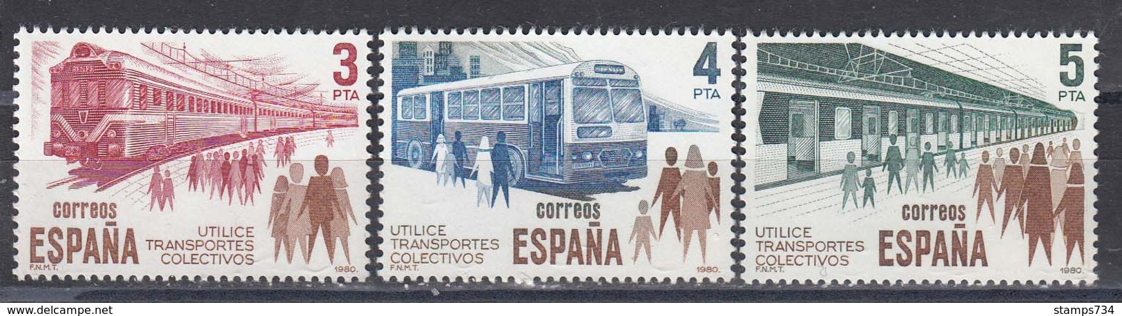 Spain 1980 - Transport, YT 2206/08, Neufs** - Ungebraucht