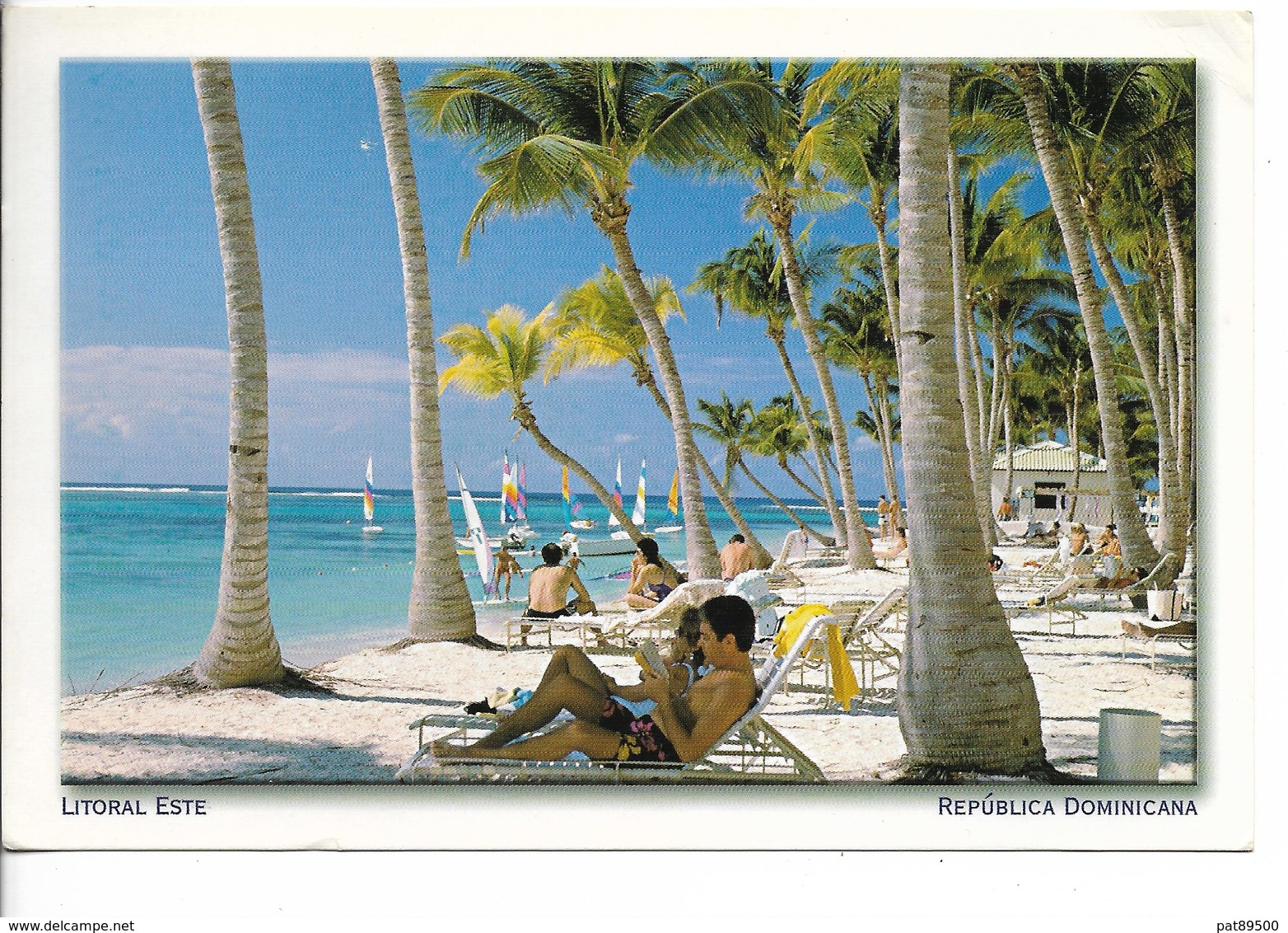 THEME FRUIT : MANGUES / Timbre Iles Vierges Britanniques Date Illisible/ Sur Carte Postale De Punta Cana - Britse Maagdeneilanden