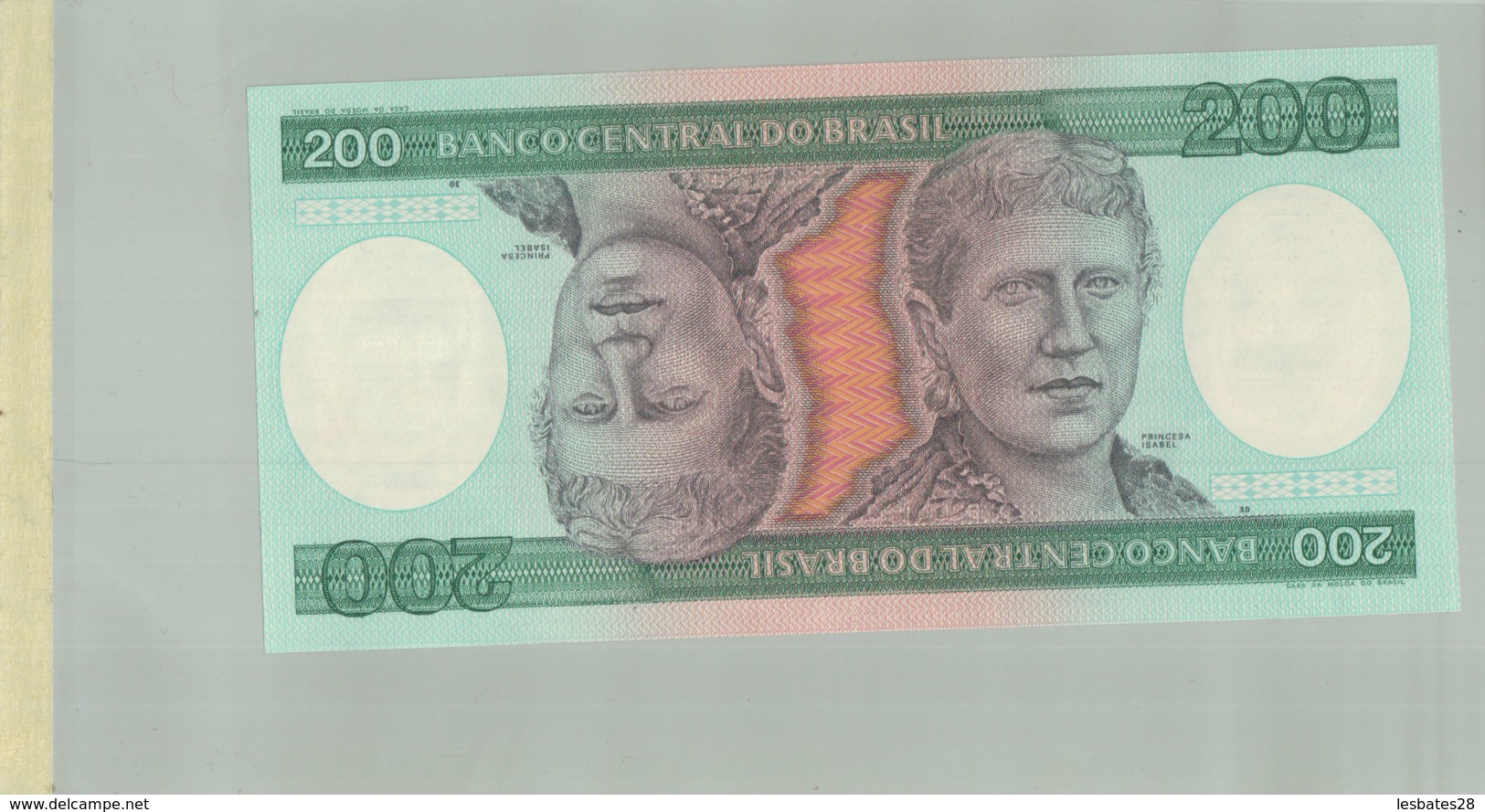 Billet De Banque BANCO  CENTRAL DO BRASIL 200 Cruzeiros - 1984    DEC 2019 Gerar - Brésil