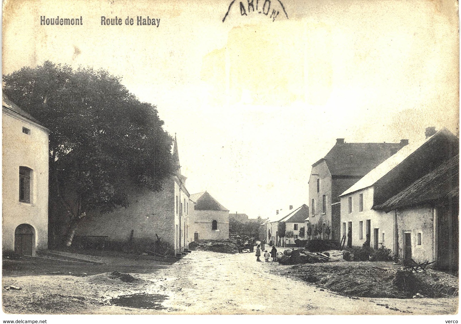 Carte POSTALE  Ancienne De HOUDEMONT - Route De HABAY - Autres & Non Classés