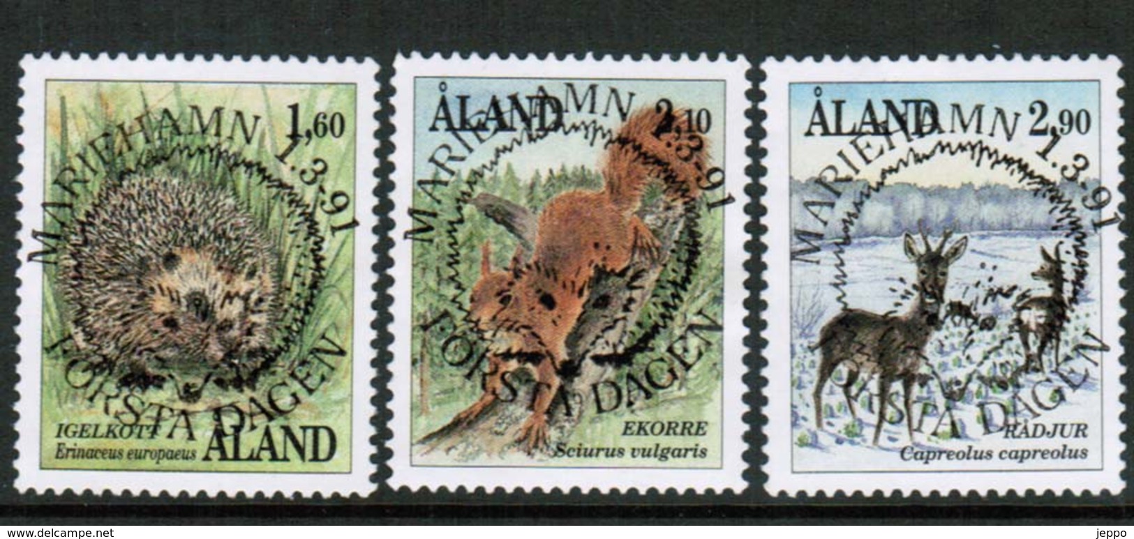 1991 Aland Islands Michel 44-6 With Lyxury FD Cancels. - Aland