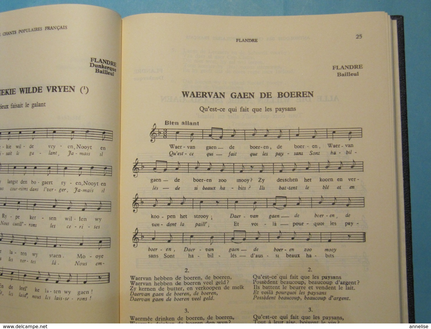 1951 4 Tomes Anthologie des chants populaires français Provinces françaises Etat neuf