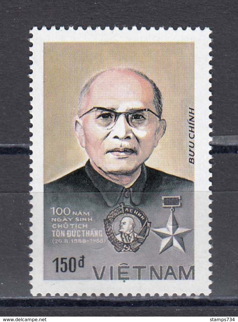 Vietnam 1988 - Ton Duc Thang, Mi-Nr. 1934, MNH** - Vietnam