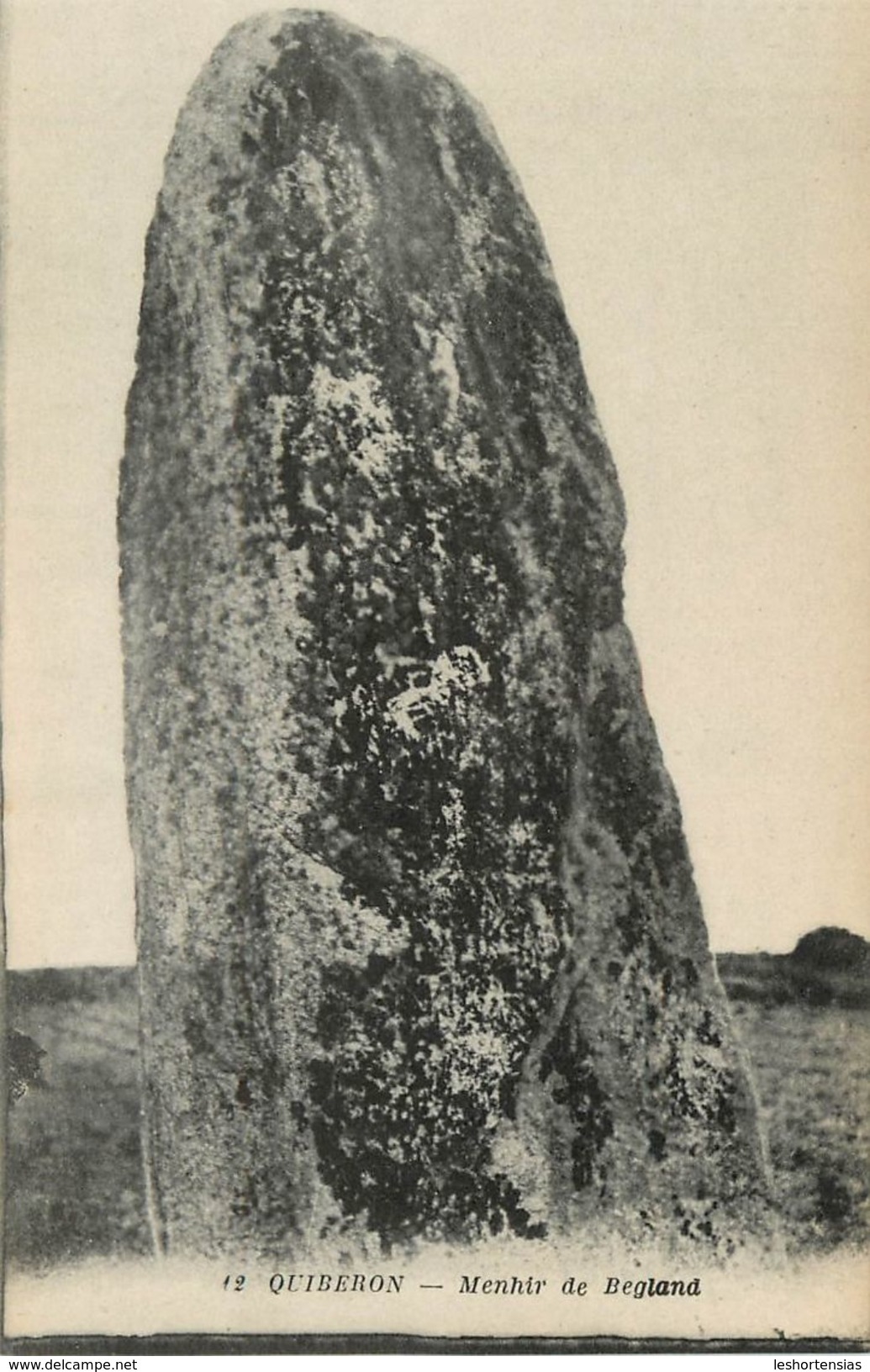 QUIBERON MENHIR DE BEGLAND - Quiberon