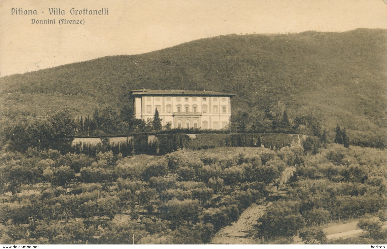 2a.119. PITIANA - Reggello - Firenze - Villa Grottanelli Donnini - 1929 - Altri & Non Classificati