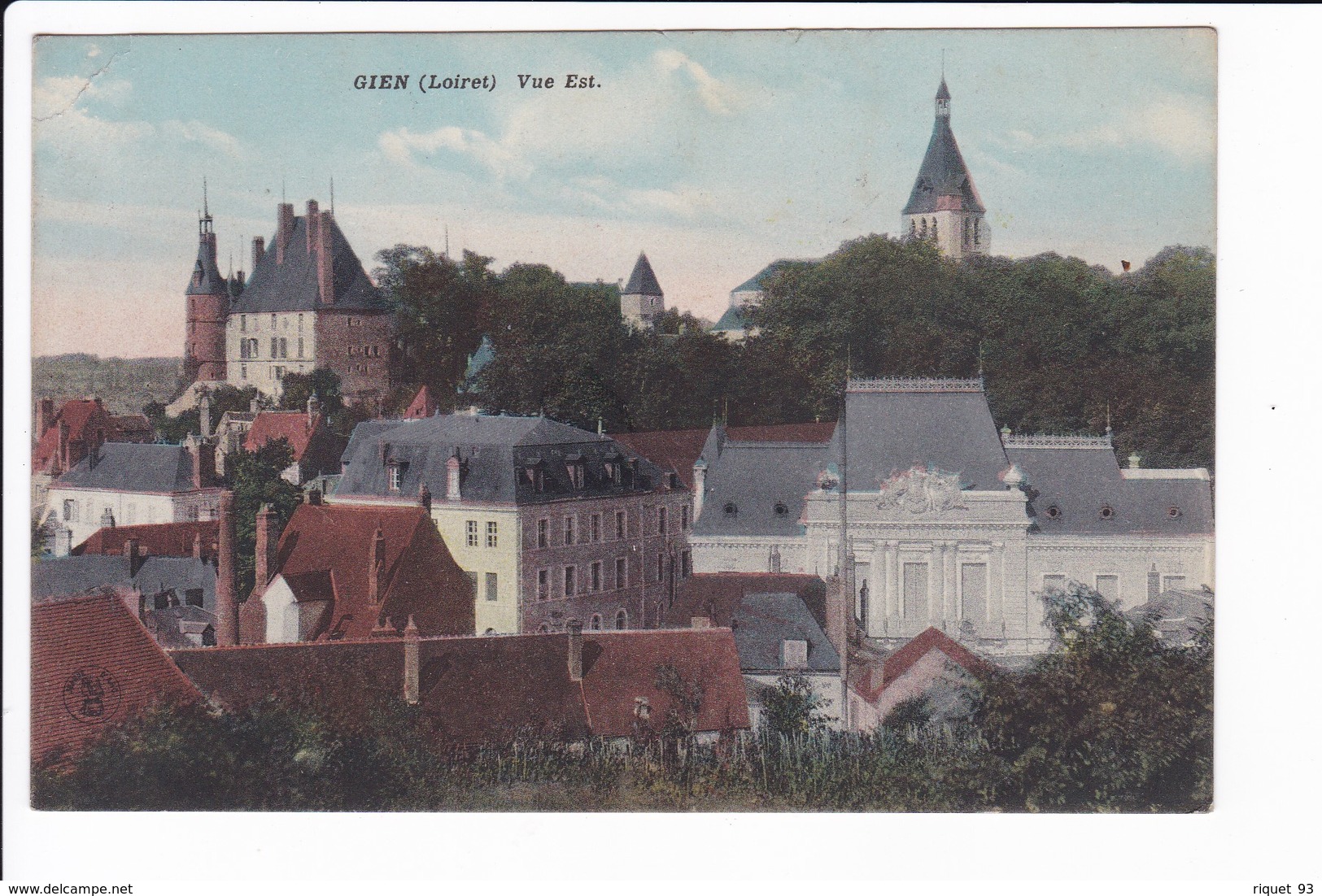 Lot 3 Cpa - GIEN  - Vues Générale - Vue Est ( Voir Scans) - Gien