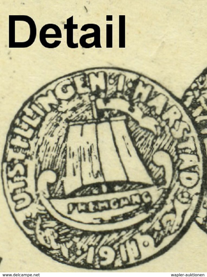 WIKINGER : NORWEGEN 1915 (Okt.) Reklame-PP 5 Ö. Posthorn, Grün: Nordlands Aktieuldspinederi Pr. Melbo.. (div. Medaillen  - Other & Unclassified